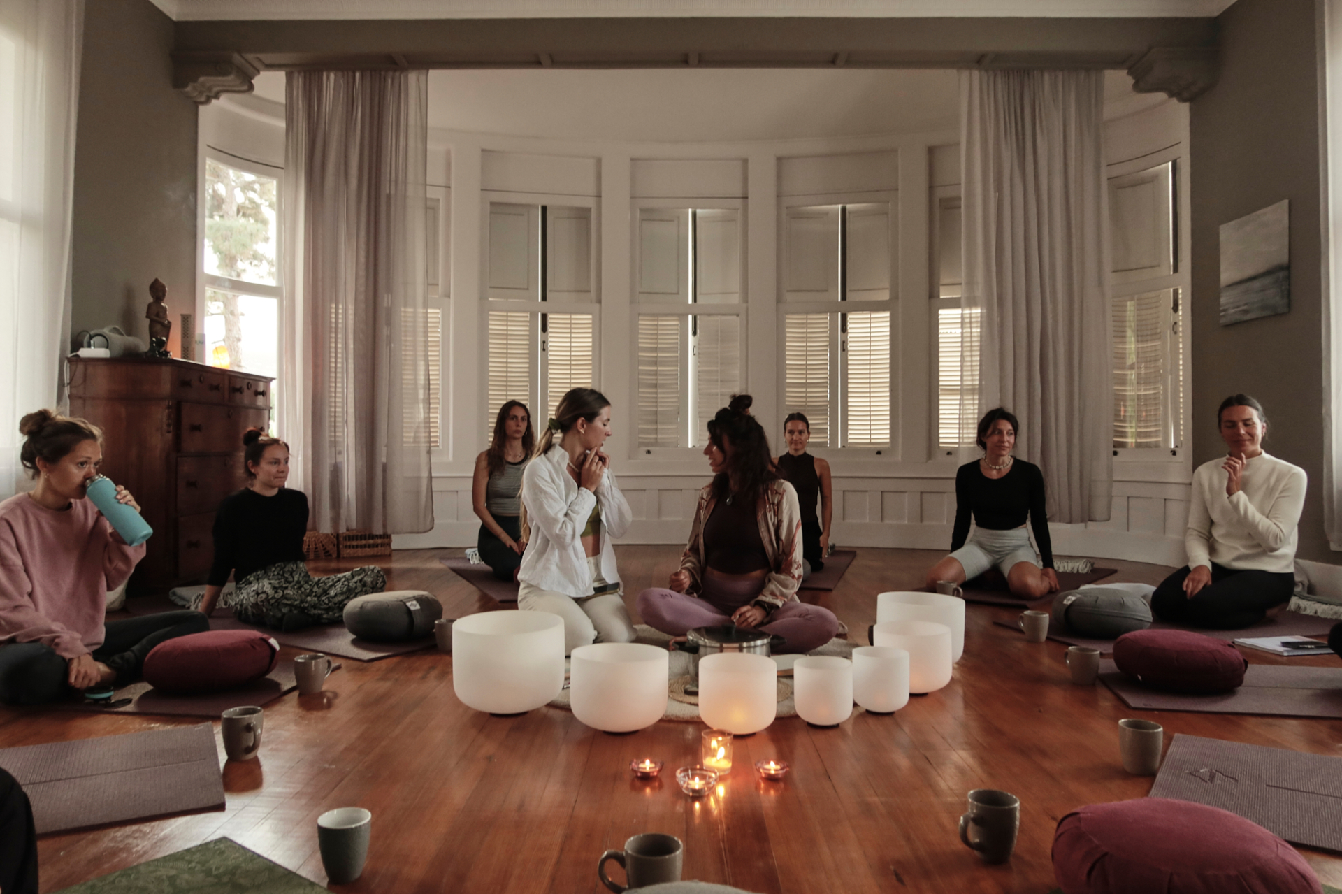 Sound healing circle